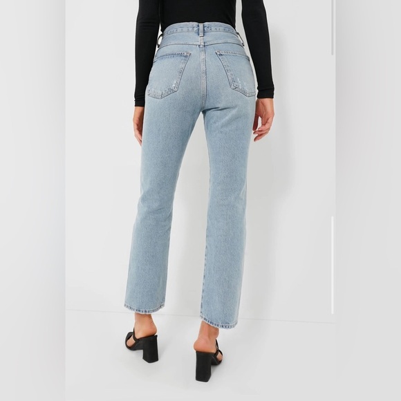 Agolde Pinch Waist High Rise Kick Riptide - Picture 4 of 11